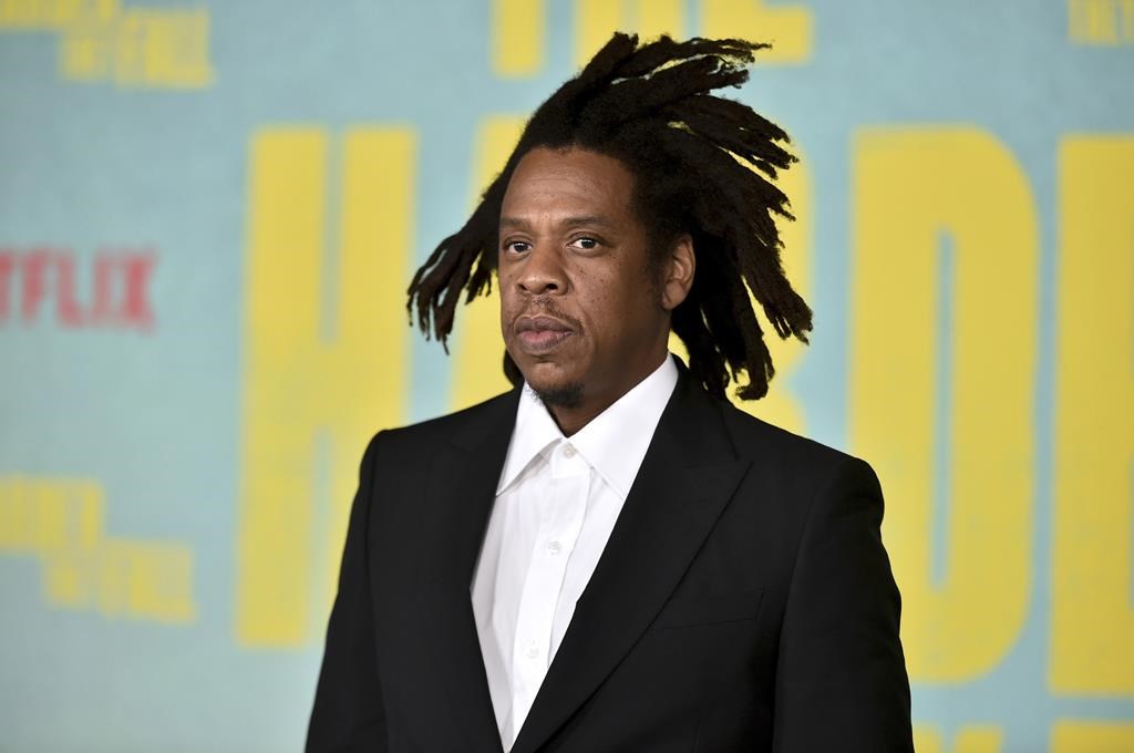 Jay-Z arrives at a special screening of "The Harder They Fall" in 2021.