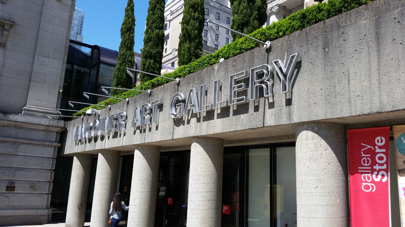 Entryway to the Vancouver Art Gallery