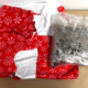 A package of methamphetamine removed from Christmas gift-wrapping