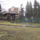 The New Westminster Tennis Club seen from outside after a structure fire