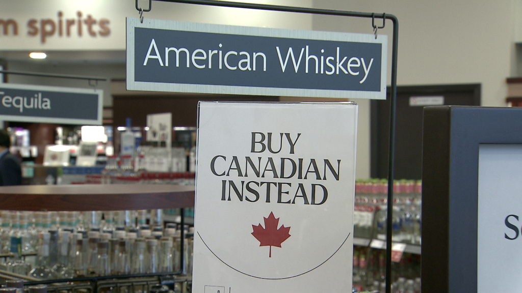 Alcohol is seen at the BC Liquor Store in Vancouver on Sunday February 2, 2024. (CityNews Image)