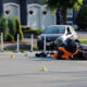 A motorcyclist is in the hospital following a serious crash in Abbotsford Sunday afternoon. (Credit 1st Due Media)