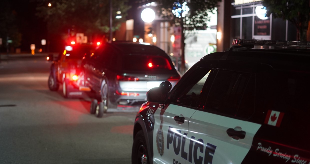 The Port Moody Police Department says a woman was arrested and is facing criminal charges after fleeing a sobriety roadblock Friday.