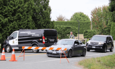 A man has been taken to hospital with life-threatening injuries after a shooting in an Abbotsford parking lot Saturday night, the AbbyPD says.