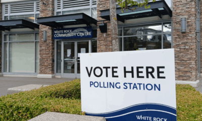 White Rock residents turned out in full force to polling stations for Election Day Saturday.