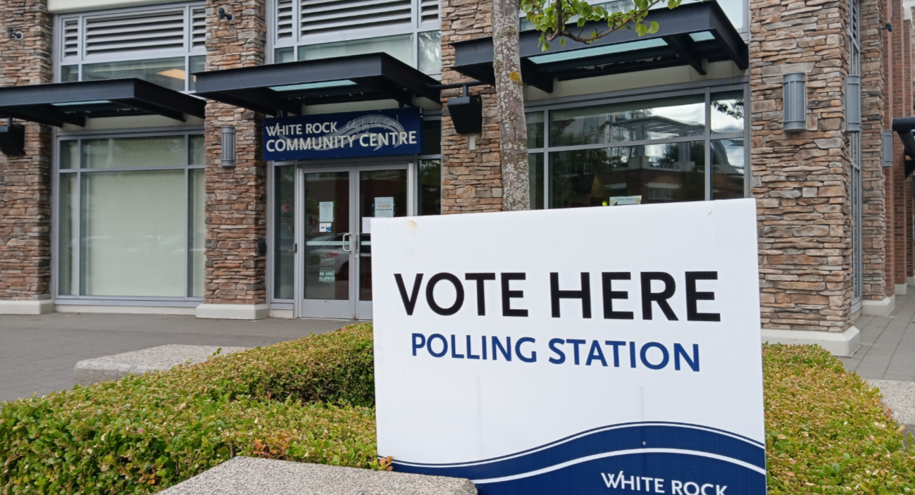 White Rock residents turned out in full force to polling stations for Election Day Saturday.