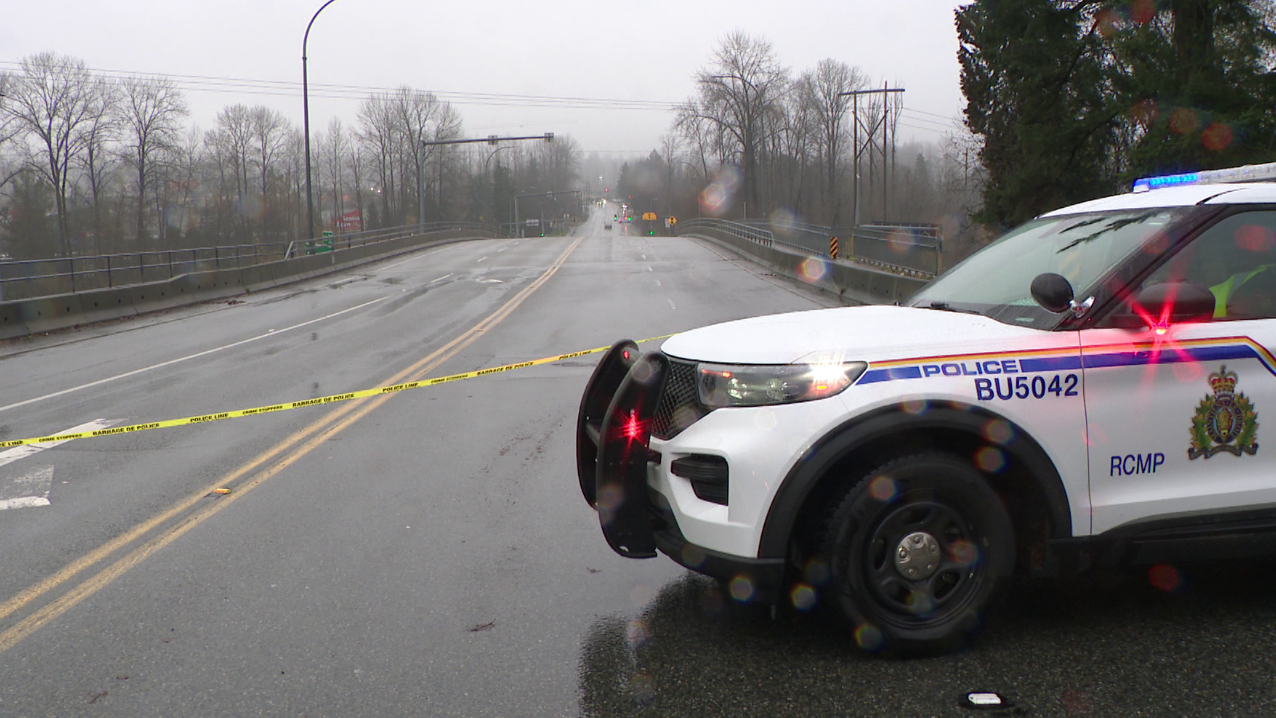 A section of Sprott Street in Burnaby was closed in both directions Friday after a fatal crash.