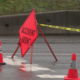 A section of Sprott Street in Burnaby was closed in both directions Friday after a fatal crash.