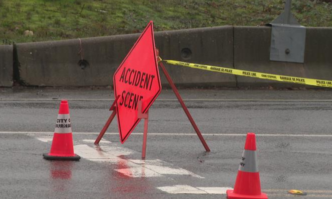 A section of Sprott Street in Burnaby was closed in both directions Friday after a fatal crash.