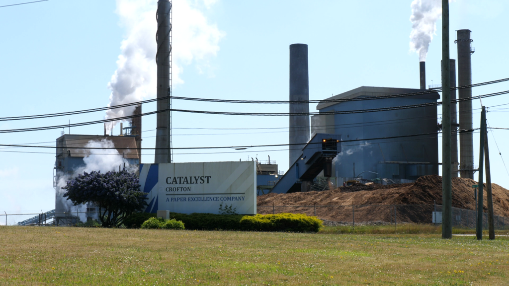 The Catalyst Pulp and Paper Mill in Crofton, B.C. on Thursday June 5, 2025.